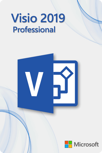 Microsoft Visio 2019 Professional License for 3 devices