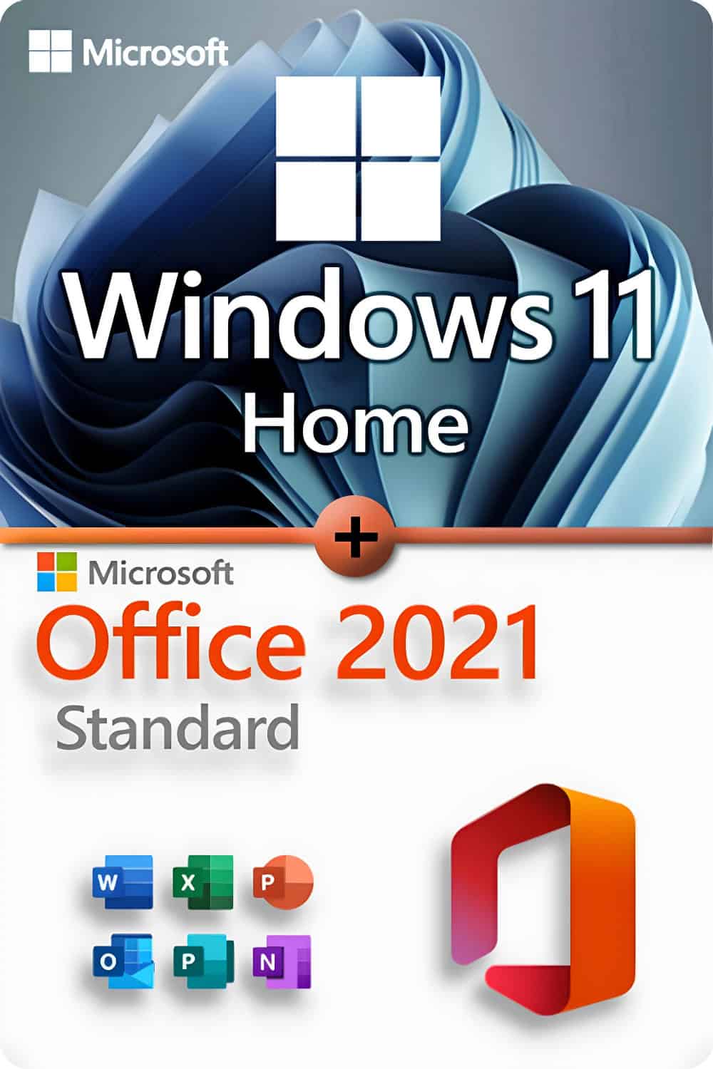 Microsoft Windows 11 Home + Microsoft Office 2021 Standard License for 3 devices